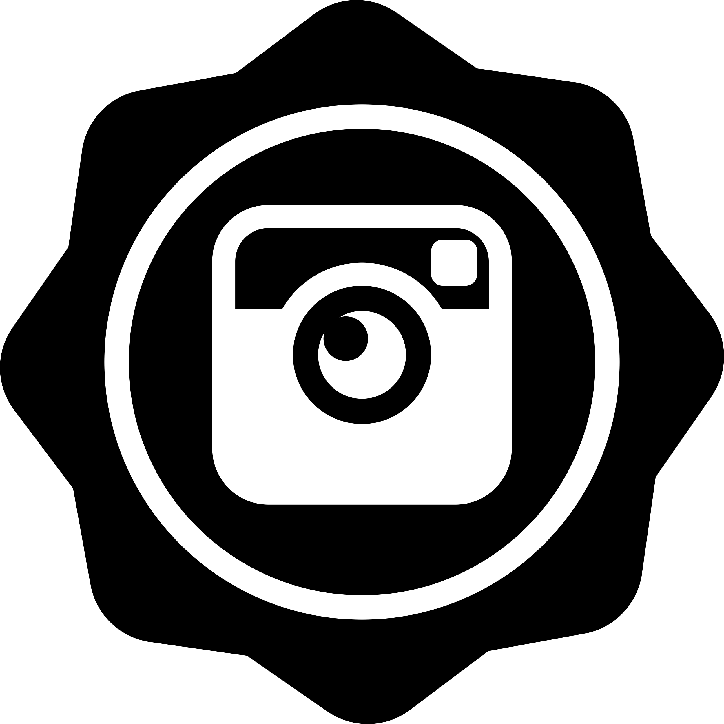 Instagram Social Badge Outline Svg File Free Vectors